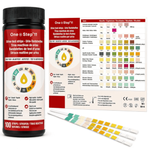 100 x 11 Parameter Urine Test Strips (Ascorbic Acid, UTI Infection, Blood, Glucose Testing Sticks ) Ireland