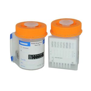 Integrated Drug Test Cup x 25 ( 8 PANEL)