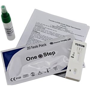 Bowel Cancer Faecal Occult Blood (FOB) / Transferrin GP/Pro Test 20 Tests Pack