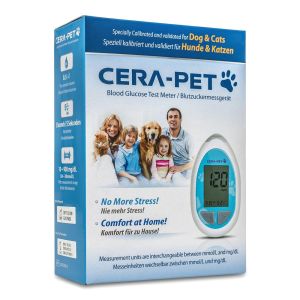 CERA-PET BLOOD GLUCOSE METER FOR CATS & DOGS
