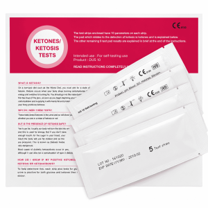 25 Home Ketone – Ketosis Urine Test Strips – One Step