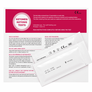 10 Home Ketone – Ketosis Urine Test Strips – One Step