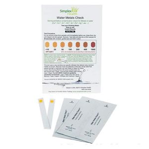 SimplexHealth Metals Check Water Quality Test Kit 6 Test Strips,