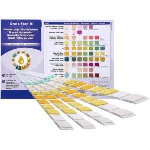10 Parameter Urine Test Strips Diabetes, UTI, pH & More 25 Test Pack (5x5) – One Step,