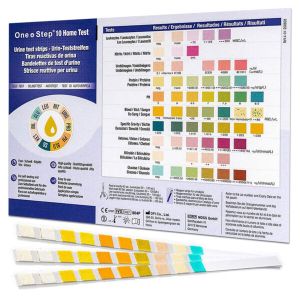 10 Parameter Urine Test Strips Diabetes, UTI, pH & More 15 Tests – One Step,