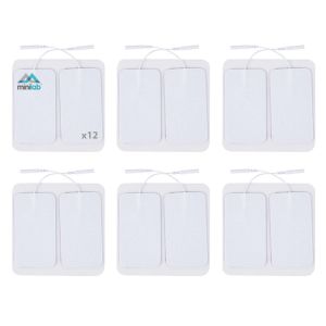 UNIVERSAL TENS ELECTRODES RECTANGULAR X 12 PACK,