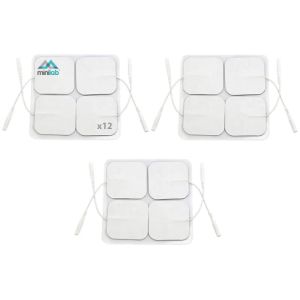 UNIVERSAL TENS ELECTRODES SQUARE X 12 PACK,