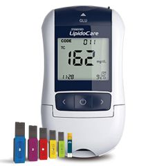 Lipidocare Cholesterol & Glucose Analyzer - All Starter Packs
