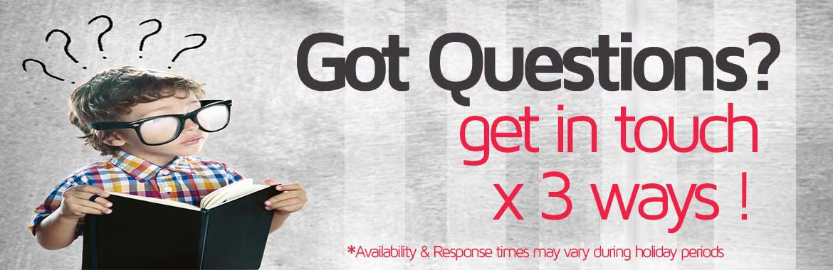 3x ways to get in contact